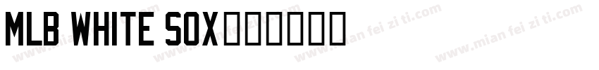 MLB White Sox字体转换